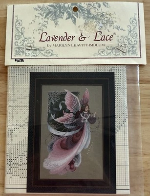 Lavender & Lace Told In A Garden FAIRY DREAMS Cross Stitch Pattern - Image 1 of 3