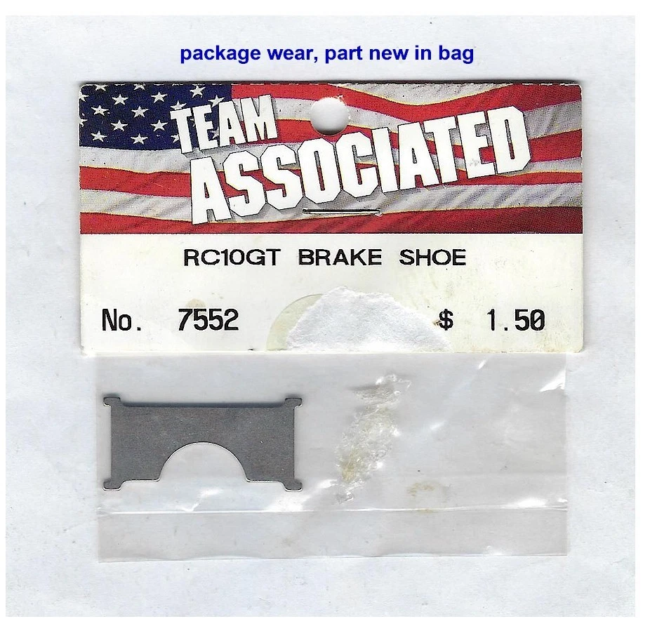 Vintage RC Car Team Associated 7552 RC10GT Brake Shoe - Image 1 of 1