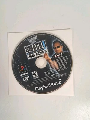 WWE Smackdown: Just Bring It (Sony Playstation 2, PS2, 2002) Disc Only - Image 1 of 2