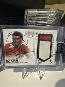 2022-23 Topps Dynasty UCL Dynasty Autographed Patch Roy Keane 5/5 Bookend!! - Picture 1 of 2