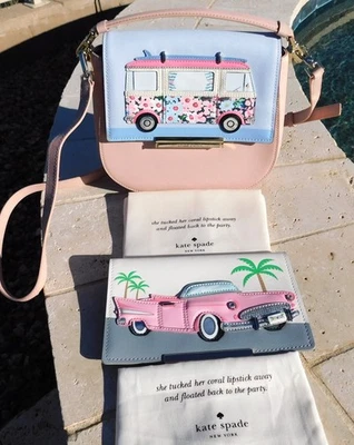 Kate Spade Make It Mine California Dream Bag 5 Interchangeable Flaps & Dust Bags - Image 1 of 4