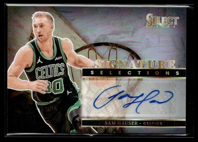 2024-25 Select Signature Selections Prizm Silver Auto Sam Hauser Auto Boston - Image 1 of 2