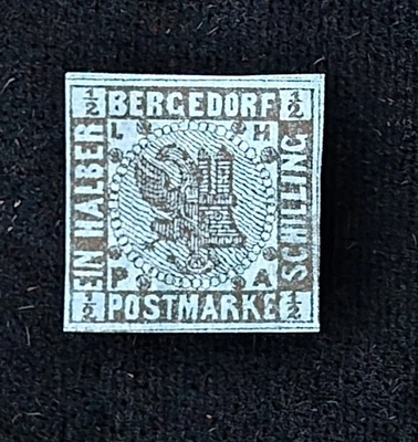 Germany, Bergedorf, Scott 1, Arms, 1861-1867, MH, 108512 - Image 1 of 4