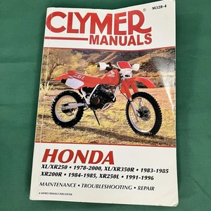 Honda Xl/Xr250 Xl/Xr350R Xr200R service repair shop Clymer manual Haynes book - Picture 1 of 3