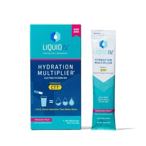 (24 Sticks) Liquid I.V. Hydration Multiplier Drink Mix - Passion Fruit 3 boxes - Picture 1 of 9