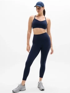 NWT Athleta Vital Bra Navy Blue M Medium Yoga Sport - Bild 1 von 2