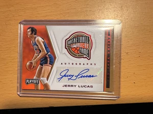 Jerry Lucas AUTO Playoff Hall of Fame 2019-20 Panini Autograph SP Knicks HOF NYK - Picture 1 of 2