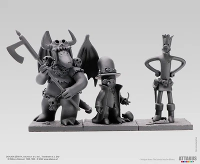 Figura de resina Donjon Trio NOIR - Hecho en Francia por ATTAKUS - Imagen 1 de 4