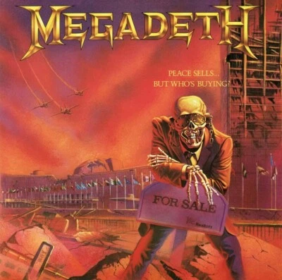 MEGADETH Peace Sells But Whos Buying BANNER HUGE 4X4 Ft Fabric Poster Flag art - Image 1 of 3