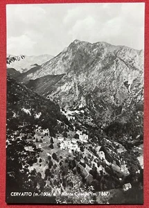  Cartolina - Cervatto e il Monte Cavallo ( Vercelli ) - 1960 ca. - Foto 1 di 1