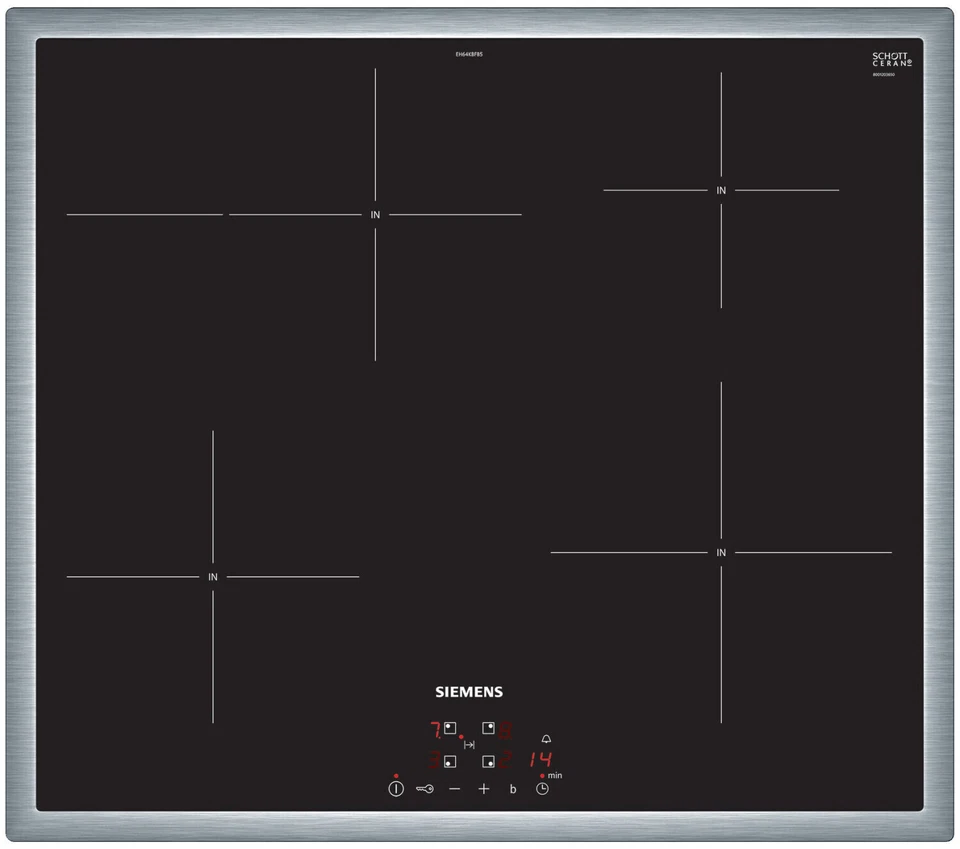 Siemens powerLine EH64KBFB5E iQ300 Induktionskochfeld 60 cm Schwarz - Bild 1 von 3