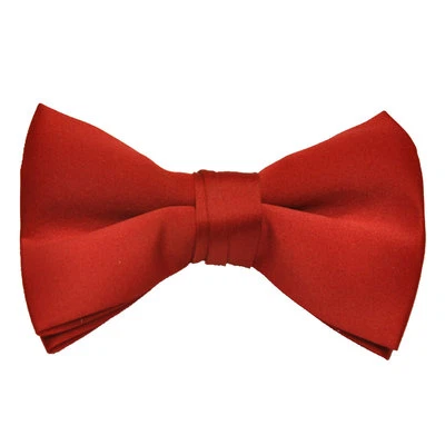 Pajarita Hombre Roja y Pajarita Negra Negra 2 Piezas Foto 1 de 2