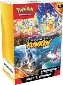 Pokemon Sammelkarten Karmesin & Purpur Stürmische Funke Pokémon 18x Boosterpacks - Bild 1 von 5