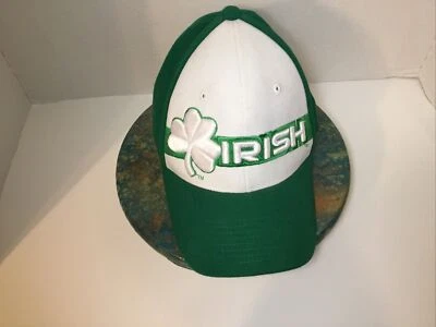 Notre Dame Fighting Irish Vintage Hat 90's Zephyr Stretchfit SZ M/LSpellout Logo - Image 1 of 4