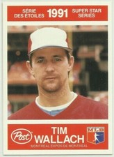 1991 Post Canadian Super Star Series #2 Tim Wallach Montreal Expos