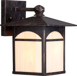 Nuvo Canyon ES 1 LED Umber Bronze Outdoor Wall Light - Picture 1 of 1