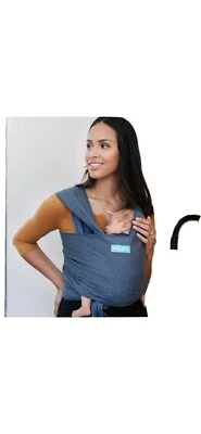 Portabebés clásico MOBY WRAP (8-33 libras) Color azul marino Foto 1 de 2