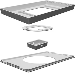 Thermostat Housing Compatible with Nextion 2.8 Display NodeMCU ESP8266 - Picture 1 of 3
