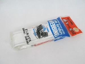 NOS Frost King Lawn Chair Furniture Webbing White 2 ¼” x 17’ - Picture 1 of 2