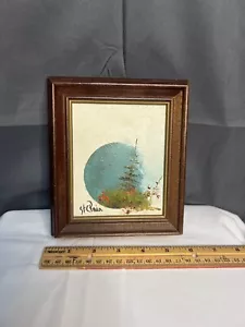 Original Oil Painting Small Framed 6x6 Signed ~ Rare Find! - Picture 1 of 6