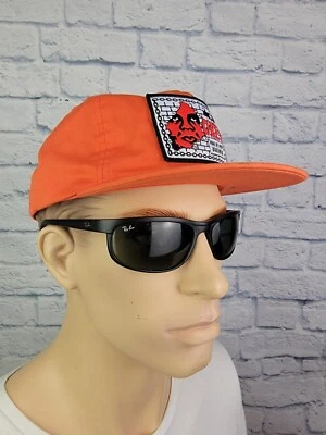 Gorra Obey Propaganda "None Of Your Business" naranja nueva con etiquetas Foto 1 de 4