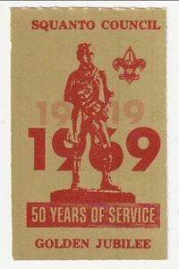U. S. A. - Scouting, Squanto Council Golden Jubilee label 1969(M) - Picture 1 of 1
