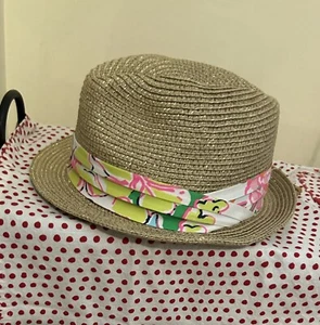 Lilly Pulitzer for Target Childs Kids Hat Fedora Nosey Posey Print New Tags OSFA - Picture 1 of 6