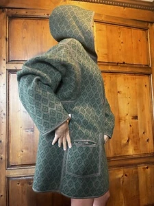 Cappotto Giesswein Reversibile Nuovo - Foto 1 di 14