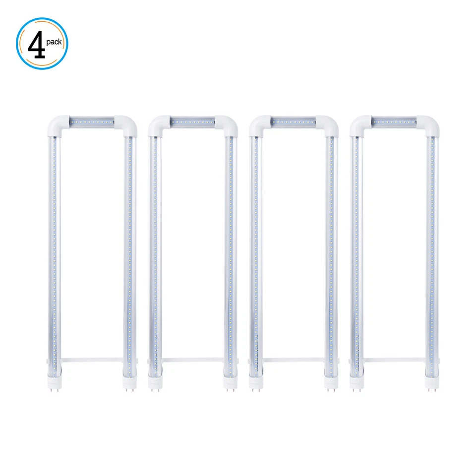 G13 U BEND 6500K U Shaped LED Tube Lights FB40 FB32 T8 T12 24W Milkly Clear - Image 1 of 4