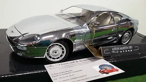 ASTON MARTIN DB7 chromée échel 1/18 GUILOY 67098 voiture miniature de collection - Picture 1 of 5