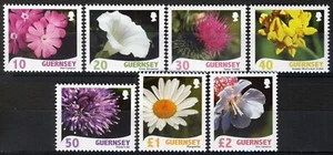 Guernsey 2008, Sellos Definitivos: Flora, Conjunto Flores MNH, Mi 1172-78 gato 13€  - Imagen 1 de 1