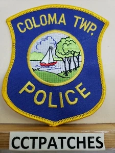 COLOMA TOWNSHIP, MICHIGAN POLICE SHOULDER PATCH MI - Picture 1 of 2