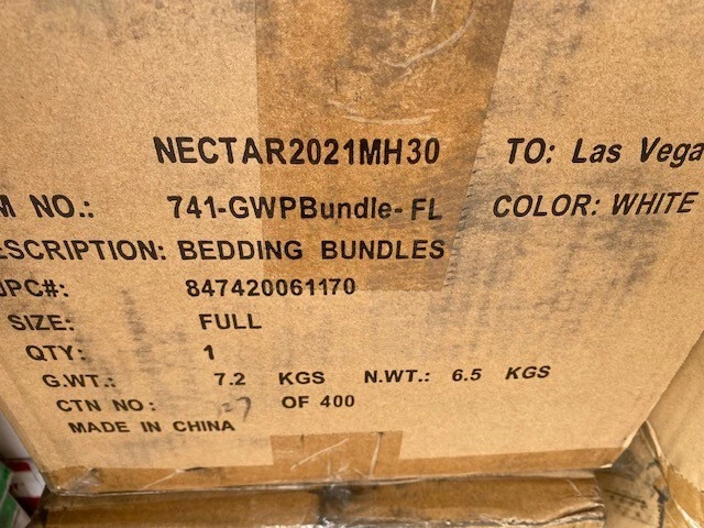 Full Size - Nectar Resident Serenity Sleep Bundle UPC# 847420061170