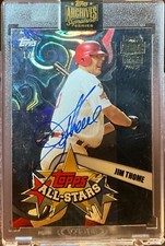 2023 TOPPS ARCHIVES 2005 TOPPS JIM THOME AUTOGRAPH AUTO ***1/1*** PHILLIES