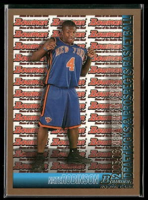 Nate Robinson 2005-06 Bowman #124 Gold New York Knicks - Image 1 of 2