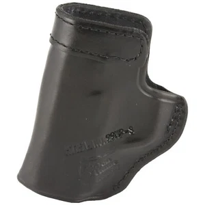 Don Hume H715-M Clip-On IWB Holster Fits S&W M&P Shield Right Hand Black Leather - Picture 1 of 2