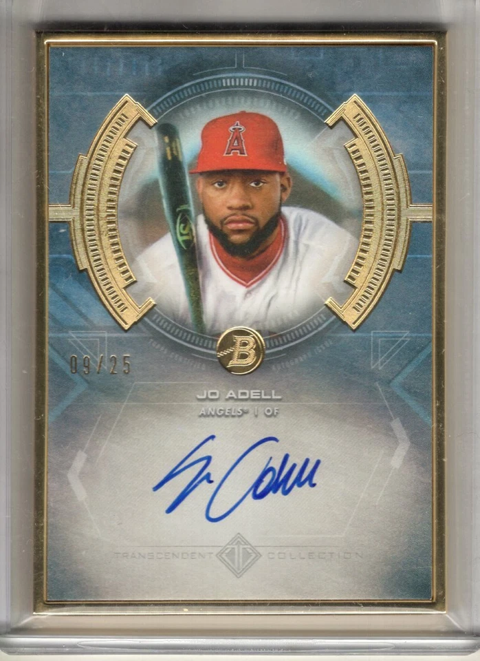 2020 Bowman Transcendent Auto JO ADELL Gold Framed AUTOGRAPH 09/25 Angels SSP - Image 1 of 1