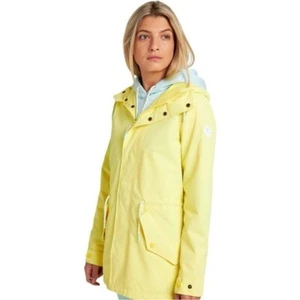 Burton Lemon Yellow “Sadie” Water Repellent Jacket with Hood, L - Picture 1 of 11