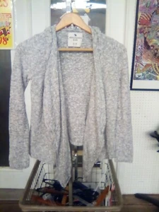 Abercrombie Kids Open Front Draped Cardigan with Hood Size 9/10  - Picture 1 of 5