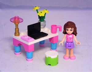 LEGO Friends Promo 30102 Olivia mit Schreibtisch und Laptop aus Polybag kompl.#1 - Bild 1 von 1
