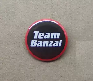 Buckaroo Banzai EQUIPO BANZAI 1.25" Botón Repro Pinback Ciencia Ficción Culto Película 8ª Dimensión - Imagen 1 de 3