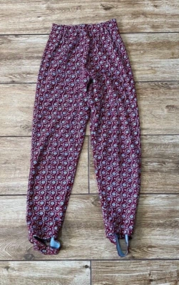 Pantalones estribo vintage Miss Brent con costuras florales talla 12 Foto 1 de 4