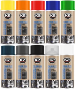 Pintura Vinilo Líquido Para Llantas Spray Varios Colores K2 400 ml - Imagen 1 de 22