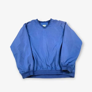 Vintage IZOD Windbreaker Jacket Royal Blue XL - Picture 1 of 3
