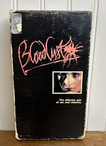 BLOODLUST VHS Horror Movie (Citadel) Top Video VHTF RARE Erotic Horror - Picture 1 of 7