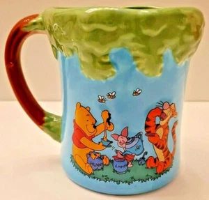Disney Winnie The Pooh Picnic In The Sun Mug Tigger Piglet 3D Ceramic - Picture 1 of 7
