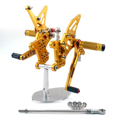 Rearset Rear set Fit For Speed Triple 1050 2005-2010 Gold A Foto 1 de 4