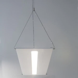 LED Büro Pendel Leuchte Panel 124,5x31cm UGR<19 36W 4250Lm 5 J. Garantie - Bild 1 von 1