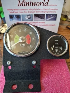 Classic Mini Rev Counter and Aux Gauge Holder - Picture 1 of 5