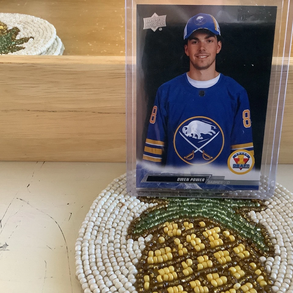 2022-23 Upper Deck Extended Series Owen Power #750 1st Round Draft Rookie - Image 1 of 2